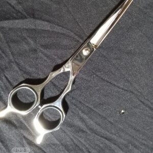 Hair cutting scissors mirror polished